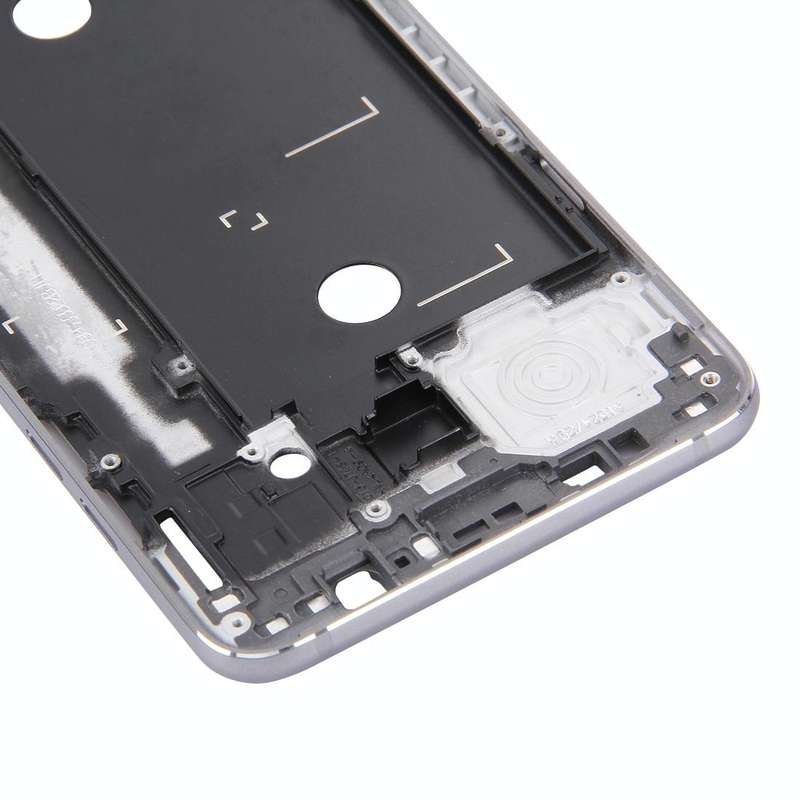 For Galaxy J7 (2016) / J710 Front Housing LCD Frame Bezel Plate (Grey)