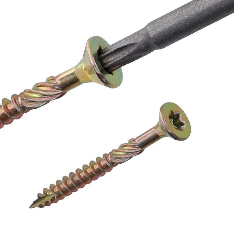 RUITOOL T25 100pcs Woodworking Screws Torx Self Tapping Screws 4.5 x 60mm