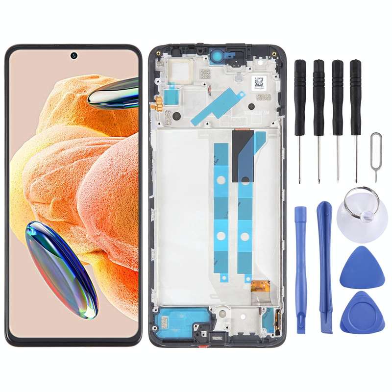 AMOLED Material Original LCD Screen For Xiaomi Redmi Note 12 Pro 4G Digitizer Full Assembly with ...