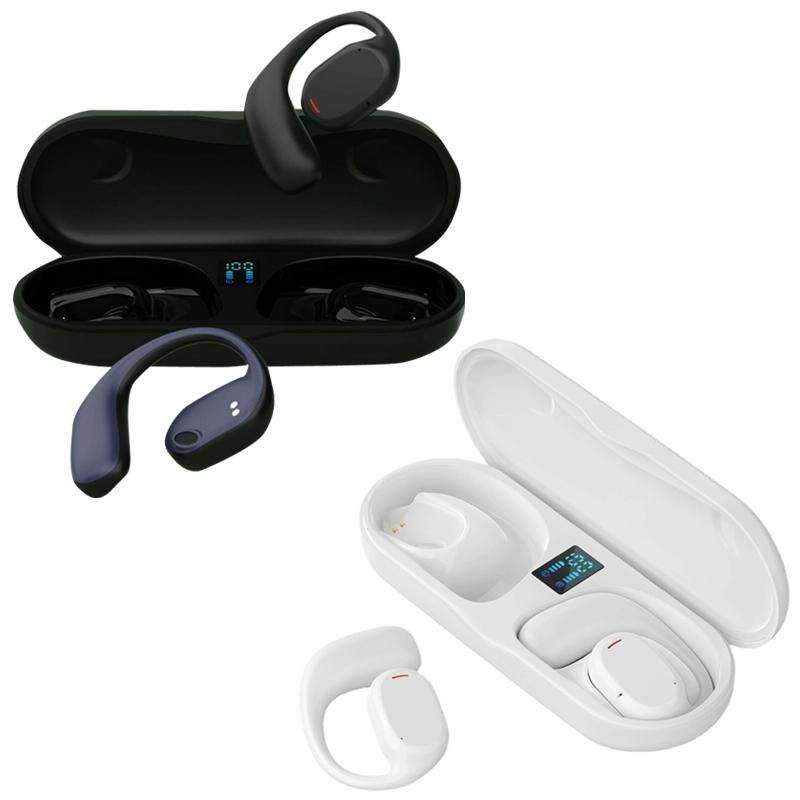 JS270 Wireless Bluetooth Headset Hanging Ear Business Sports Earphone(Black)