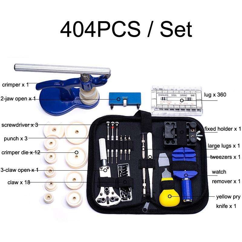 404 PCS / Set Watch Repair And Disassembly Tool Set