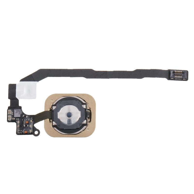 Home Key Button with PCB Membrane Flex Cable for iPhone 5S , No Fingerprint Identification Functi...