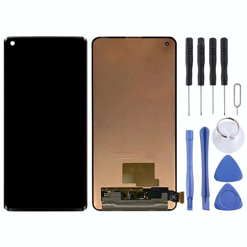 For OnePlus 8 with Digitizer Full Assembly Original AMOLED LCD Screen (Black)