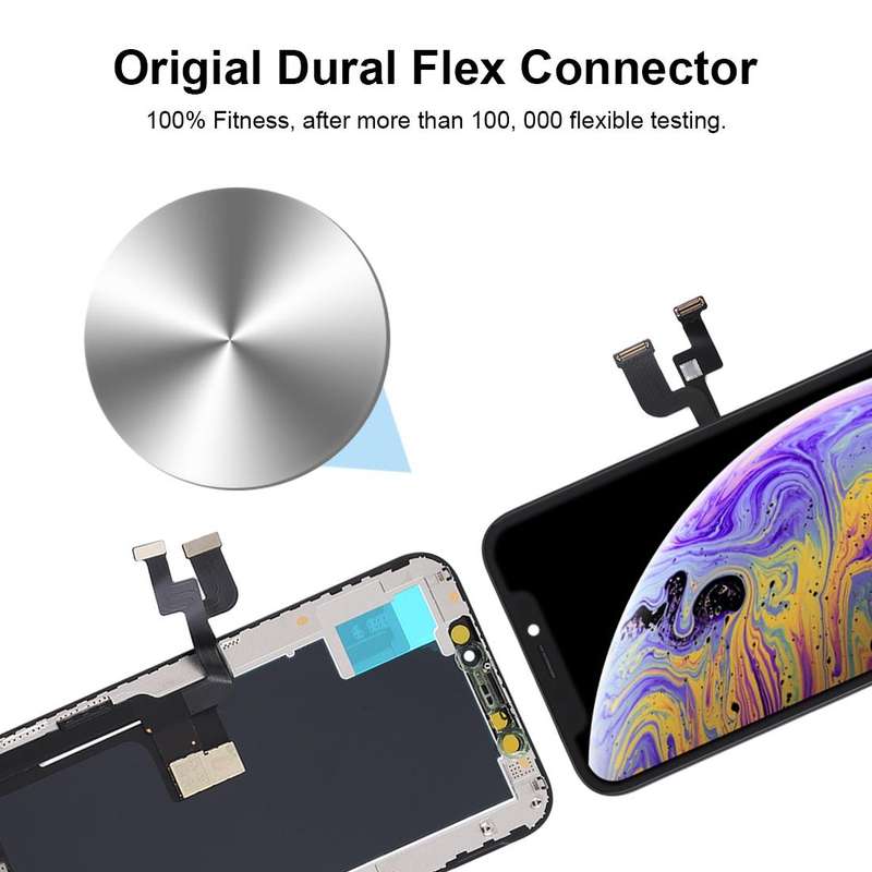 JK TFT LCD Screen for iPhone XS with Digitizer Full Assembly(Black)