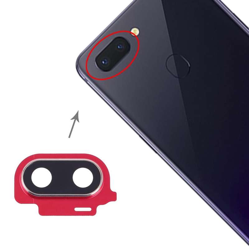 For OPPO R15  Camera Lens Cover (Red)