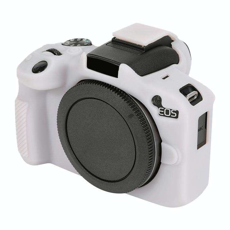 For Canon EOS R50 Soft Silicone Protective Case(Jello Pink)