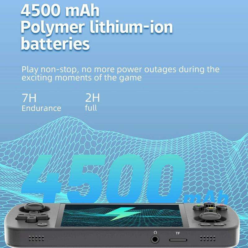 ANBERNIC RG405M Handheld Game Console 4 Inch IPS Touch Screen Aluminum Alloy Android 12 System 12...