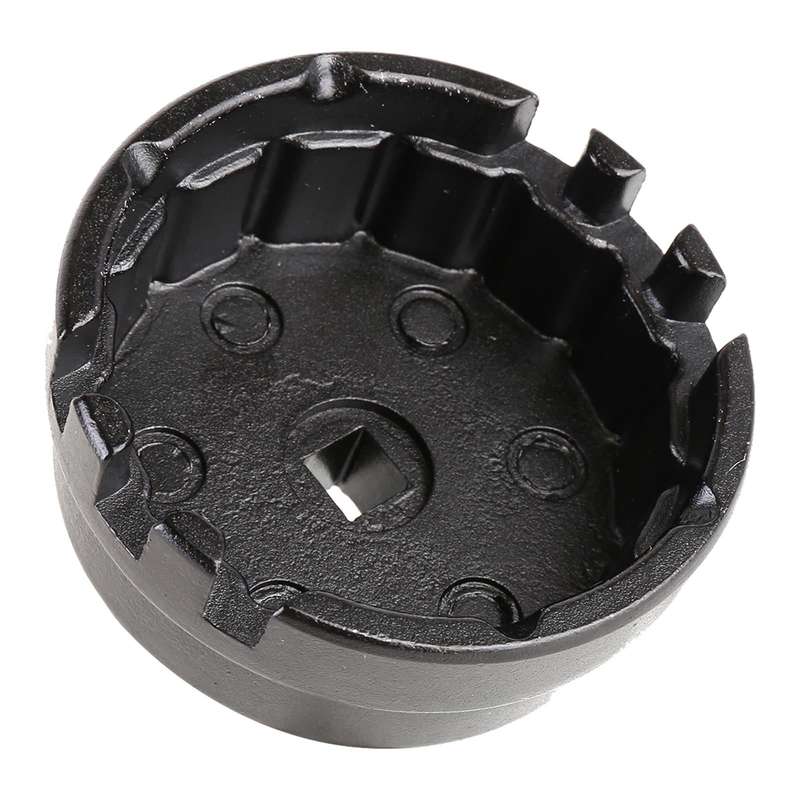64.5mm Aluminum Oil Filter Wrench Cap Socket Remover Tool for Lexus Toyota Corolla Highlander RAV...