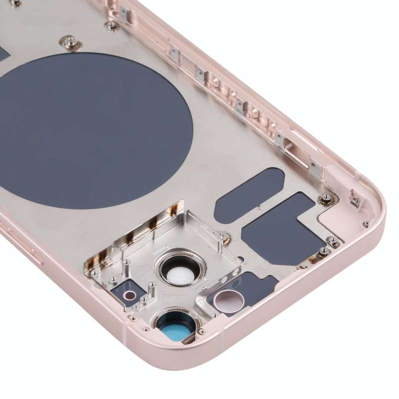 Back Housing Cover with SIM Card Tray & Side  Keys & Camera Lens for iPhone 13(Pink)