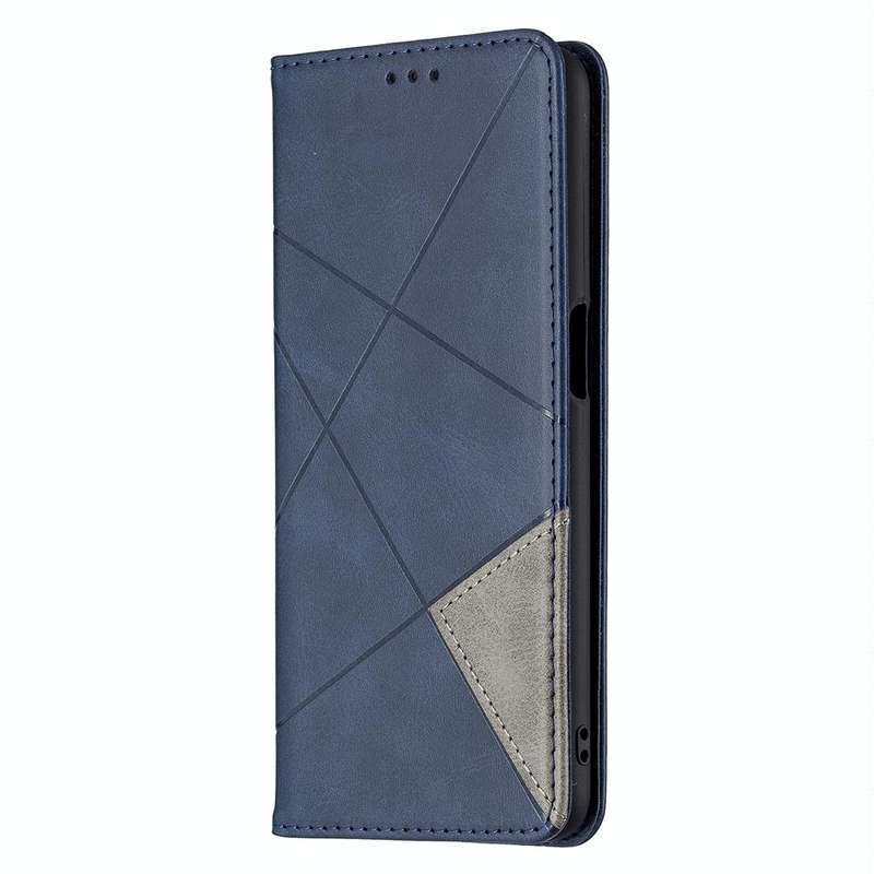 For OPPO A74 5G / A93 5G / A54 5G Rhombus Texture Horizontal Flip Magnetic Leather Case with Hold...