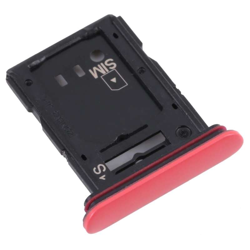 SIM Card Tray + Micro SD Card Tray for Sony Xperia 10 III (Red)