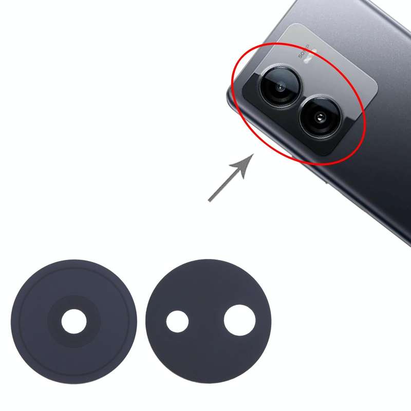 For vivo T2 5G 10set Back Camera Lens
