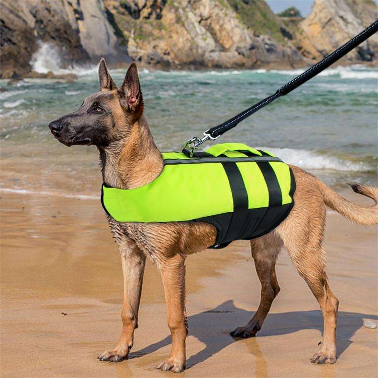 Pet Airbag Life Jacket Inflatable Folding Dog Outdoor Portable Safety Swimsuit, Size:L