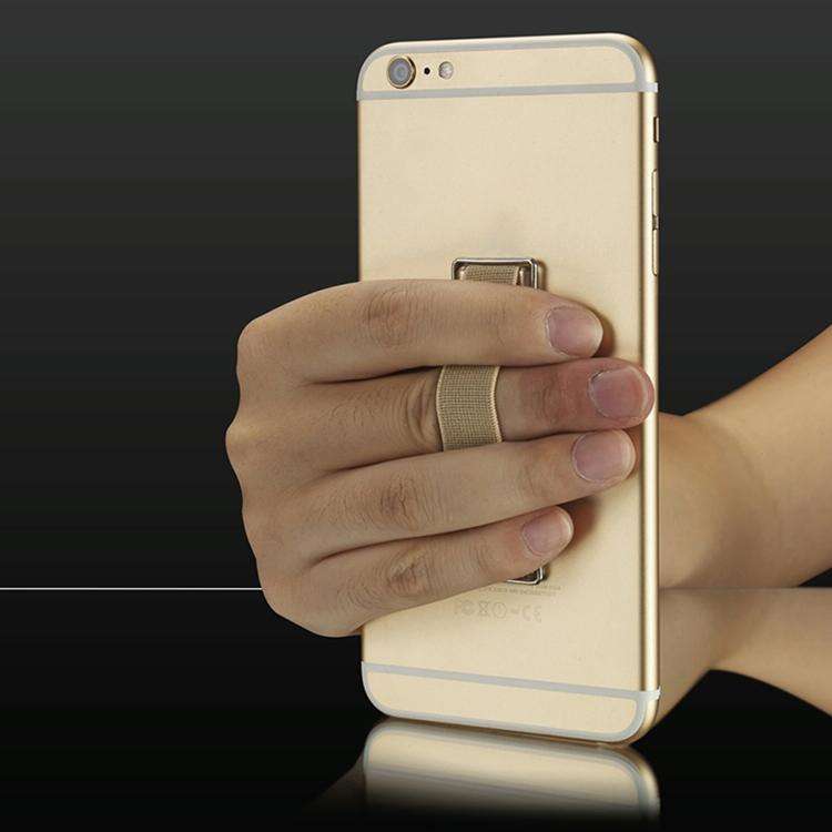 Universal Mini Foldable Holder Stand with Finger Grip(Black)