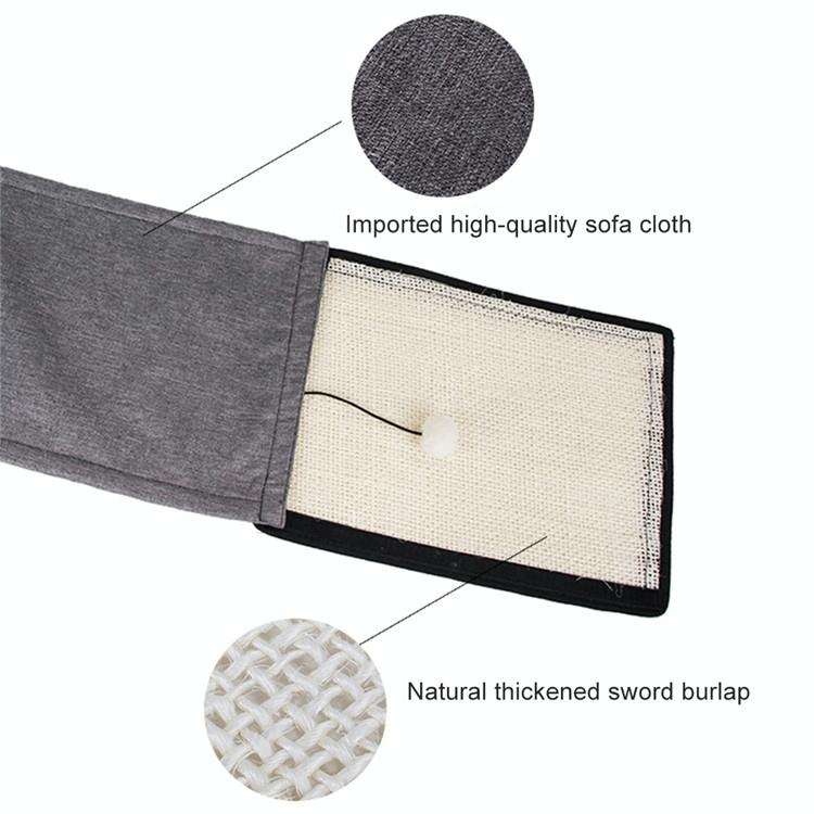 Natural sisal pet cat scratch board cat scratch pad sofa protector(Beige Handrail Pad)