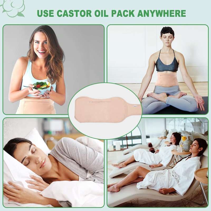 Waist Support Leak-proof Care Aid Package Sleep Conditioning Aids(Khaki)