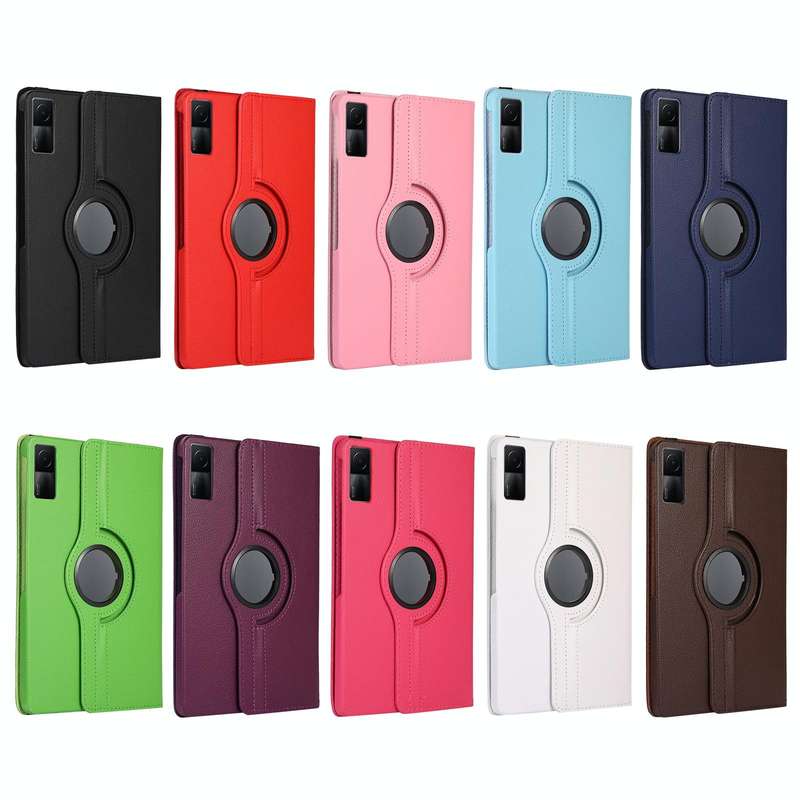 For Xiaomi Redmi Pad 10.61 360 Degree Rotation Litchi Texture Leather Tablet Case(White)