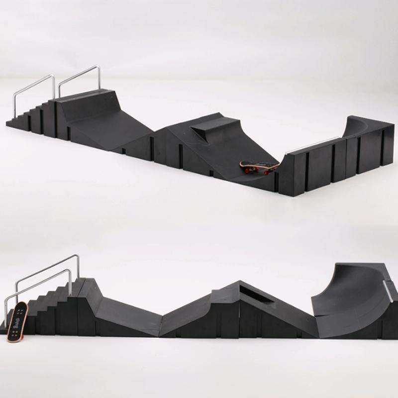 Finger Skateboarding Professional Field Prop Set, Style: C Model