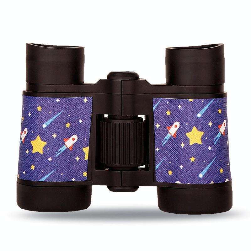 4X30 Binocular Telescope Bird Watching Telescope Gifts for Children(Space)