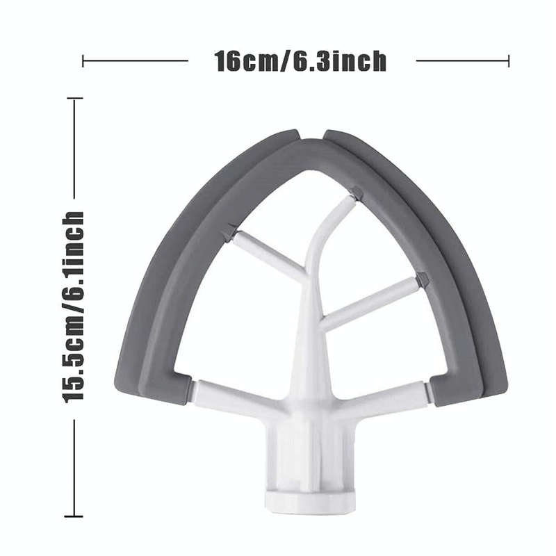 KA-5A For KitchenAid Tilt-Head Mixers 4.5-5QT Flex Edge Beater With Flexible Silicone Edges