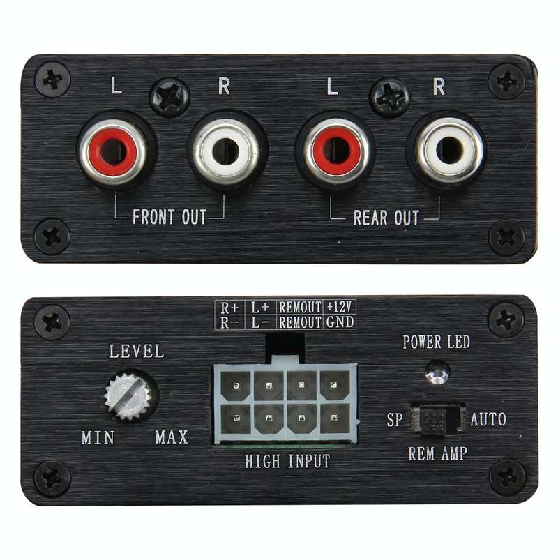 Car Audio Speaker Level Converter High VF Rotates Low VF 2 Ways Auto Car High to Low Impedance Co...