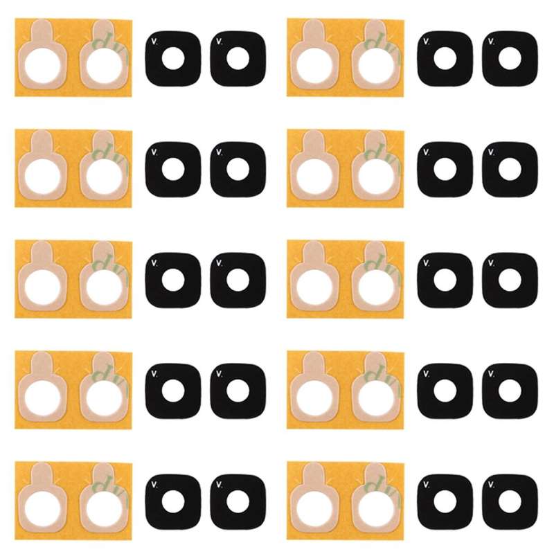 For Galaxy J5 Prime 10pcs Back Camera Lens Cover with Sticker