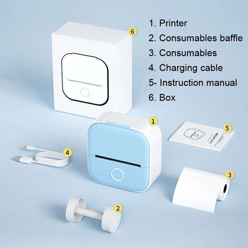 Phomemo T02 Standard Error Mini Pocket Small Portable Bluetooth Phone Photo Label Thermal Printer...