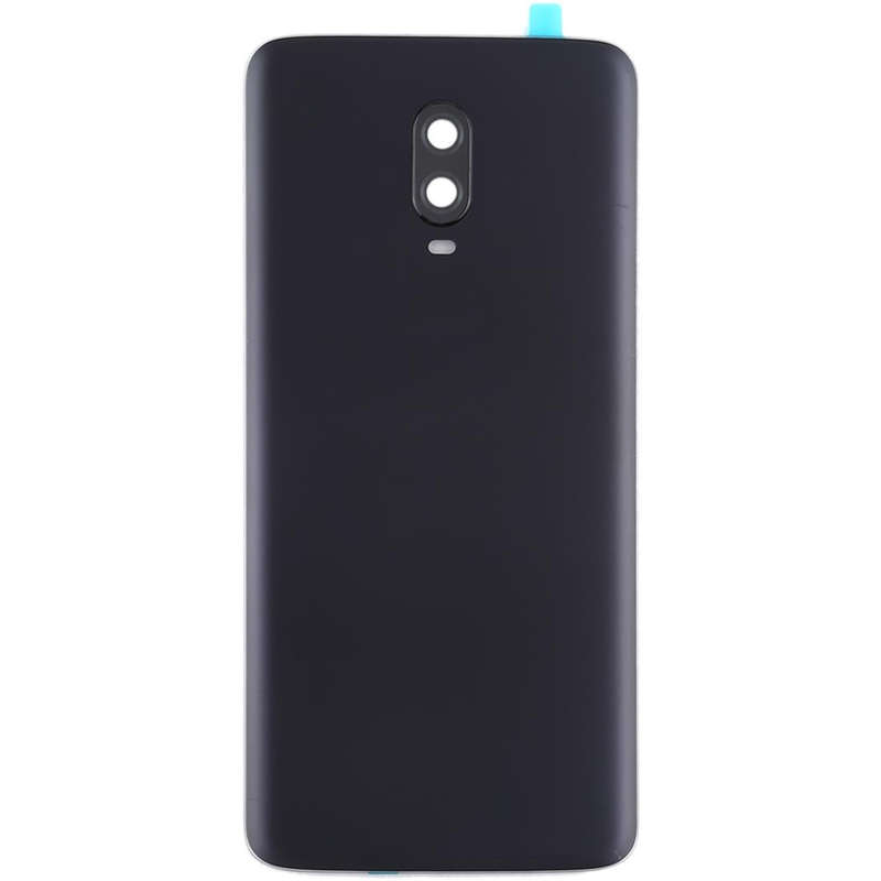 For OnePlus 6T Original Battery Back Cover with Camera Lens (Frosted Black )