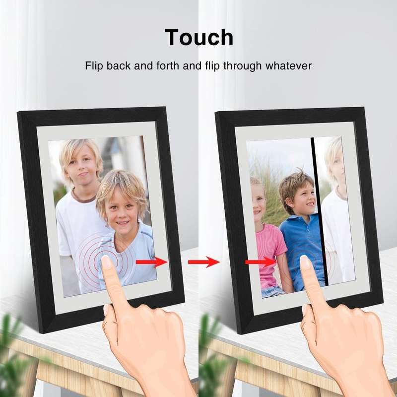 G100 10.1 inch LCD Screen WIFI Cloud Album Digital Photo Frame Electronic Photo Album with Touch ...