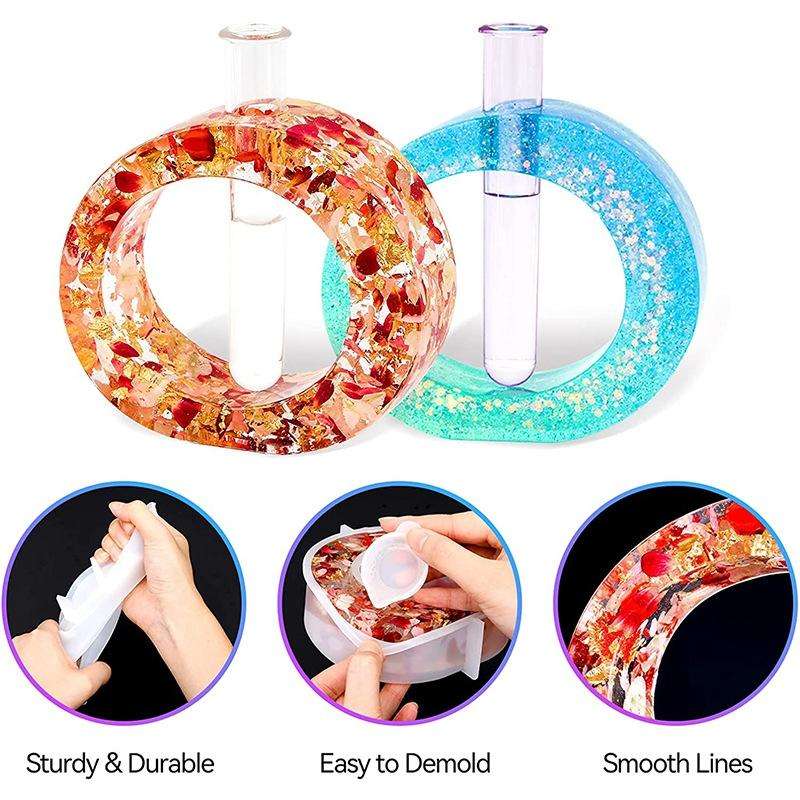 DIY Vase Epoxy Mould Simple Vase Make Tool, Specification: Rectangle