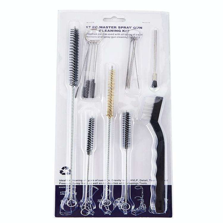 17 PCS / Set Pipe Cleaning Brush Machine Cleaning Nylon Strip Brush