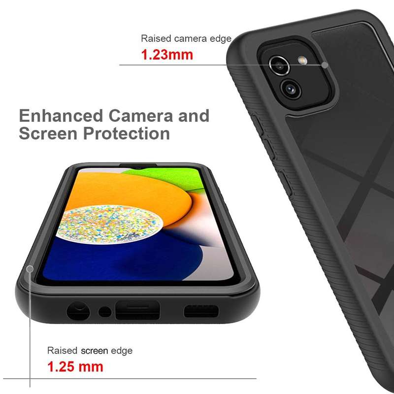 For Samsung Galaxy A03 164mm Starry Sky Solid Color Series Shockproof PC + TPU Phone Case(Frosted...