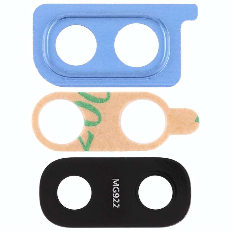 For Galaxy A20 10pcs Camera Lens Cover (Blue)