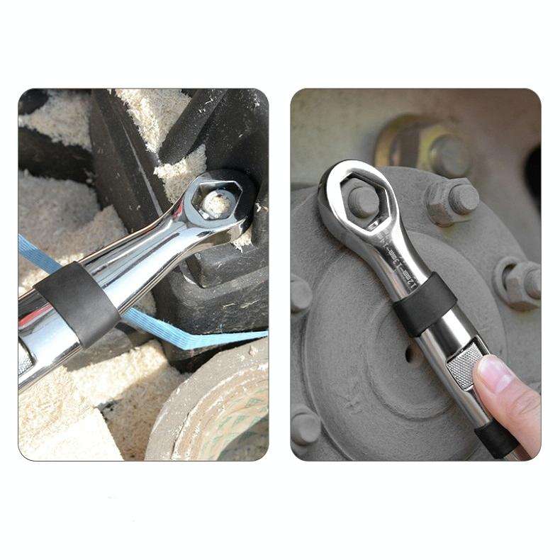 23 In 1 Double Head Self-Tightening Universal Opening Multi-Purpose Torx Wrench(Silver)