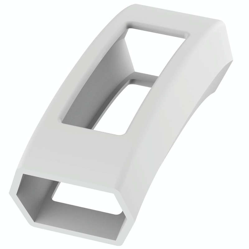 Intelligent Wearable Device, Solid Color Silicone Watch Protective Case for FITBIT Alta / HR(White)