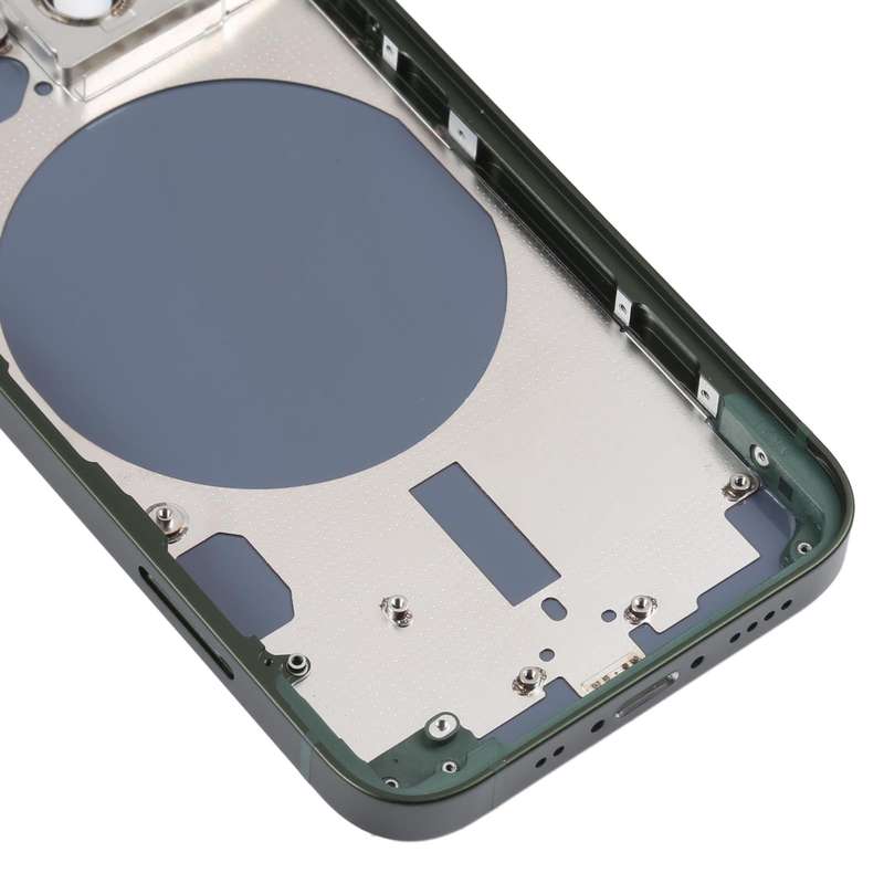 Back Housing Cover with SIM Card Tray & Side  Keys & Camera Lens for iPhone 13 Mini(Green)