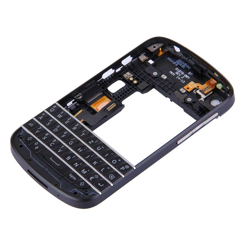 3 in 1 for BlackBerry Q10 (Keyboard + Middle Frame Bezel + Back Plate Housing Camera Lens Panel) ...