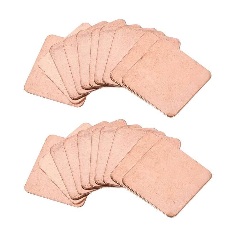 20pcs Laptop Cooling Copper Heat Sink Thermal Conductive Tabs Cell Phone Computer Graphics Card H...