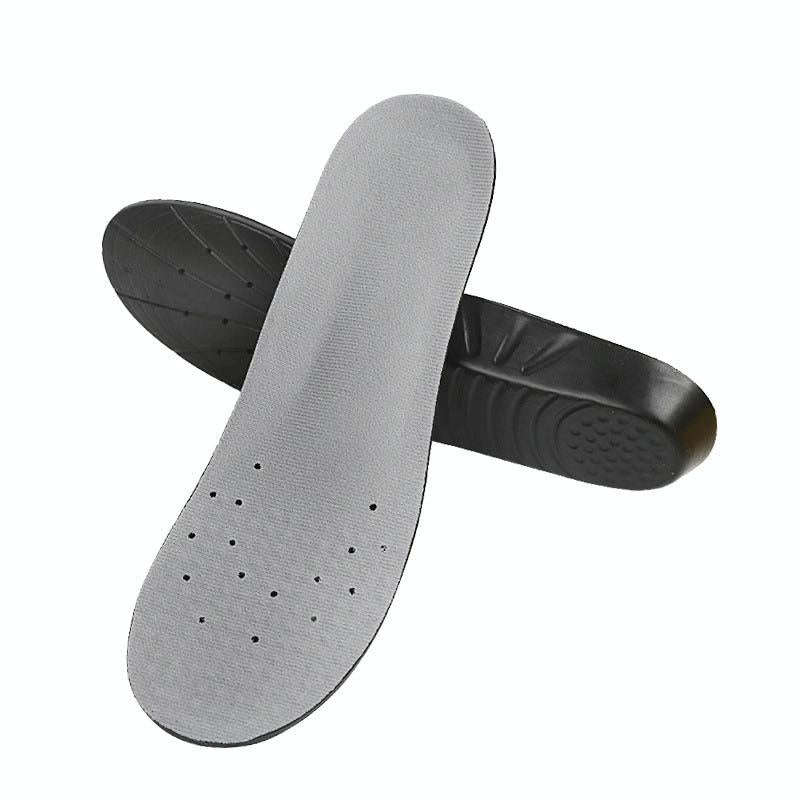 Shock Absorption Thickening Slow Rebound Soft and Comfortable Wicking Insole, Size:M(Black Backgr...