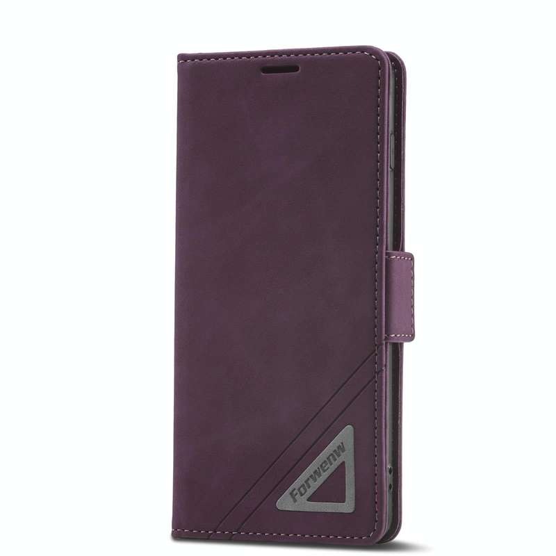 For Samsung Galaxy S10 Forwenw Dual-side Buckle Leather Phone Case(Wine Red)