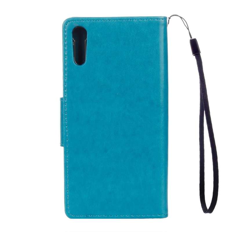 For Sony Xperia XZ Butterflies Love Flowers Embossing Horizontal Flip Leather Case with Holder & ...