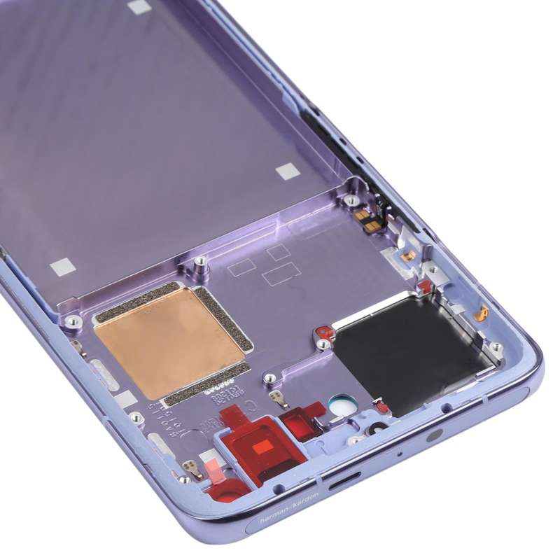Original Front Housing LCD Frame Bezel Plate for Xiaomi Mi 11 Pro M2102K1AC (Purple)