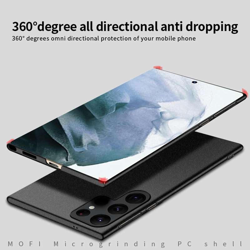 For Samsung Galaxy S24 Ultra 5G MOFI Fandun Series Frosted PC Ultra-thin All-inclusive Phone Case...