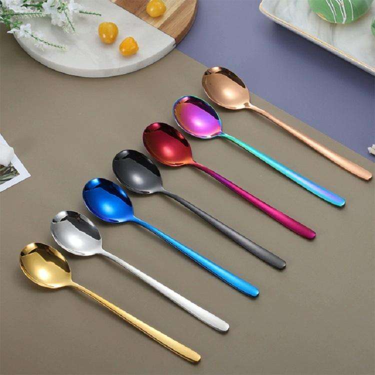 3 PCS / Set Creative Stainless Steel Spoon Fork Chopsticks Portable Tableware Set, Color:Black