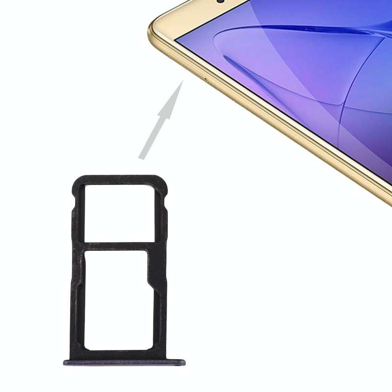 For Huawei Honor 8 Lite / P8 Lite 2017 SIM Card Tray & SIM / Micro SD Card Tray(Blue)