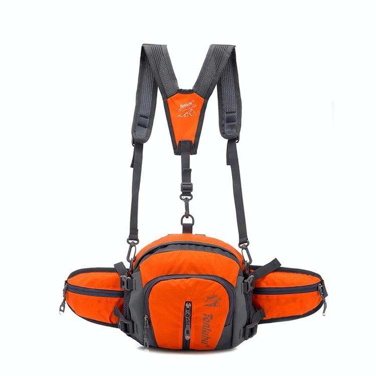 Tanluhu TLH322 Multi-Function Outdoor Waist Bag Hiking Riding Kettle Bag Travel SLR Camera Bag(Or...