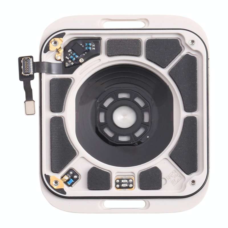 For Apple Watch SE 2022 44mm LTE Edition Rear Housing Glass Cover with Cable (Aurora)