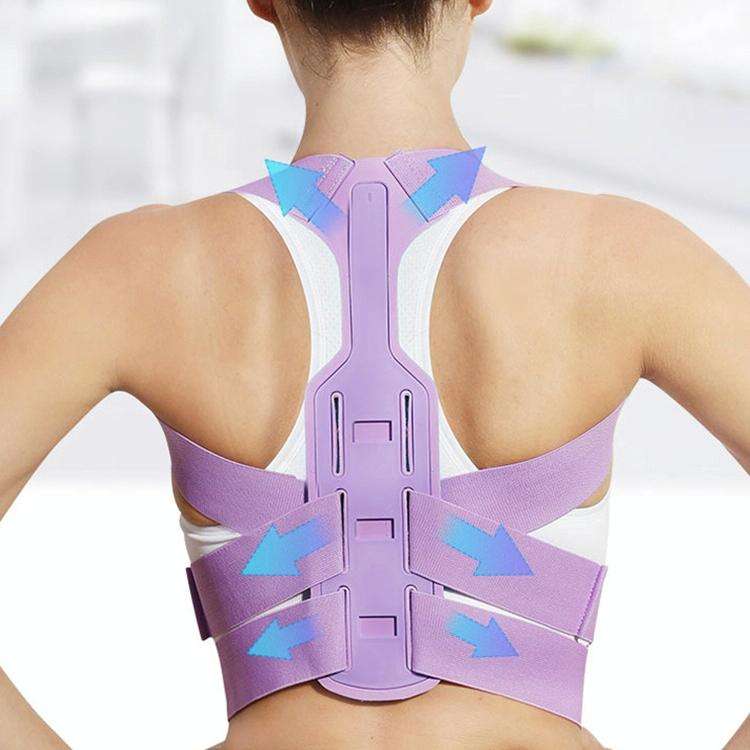 Humpback Correction Belt Back Posture Corrector, Specification: S(050 Adult Gray)