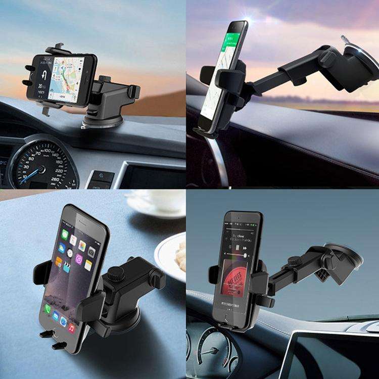 Multifunctional Telescopic Car Phone Holder(Gold)