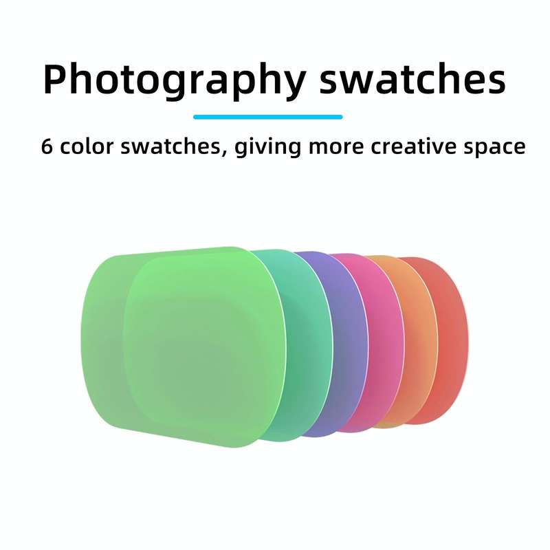 PULUZ Live Broadcast Video LED Light Photography Beauty Selfie Fill Light with Switchable 6 Color...